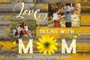 PresentsPrints, Love Begin With Mom, Personalized Canvas, Mother&#39;s Day Gift