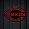 MLB Cincinnati Reds Logo RGB Led Lights Metal Wall Art