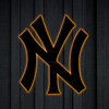 MLB New York Yankees Logo RGB Led Lights Metal Wall Art