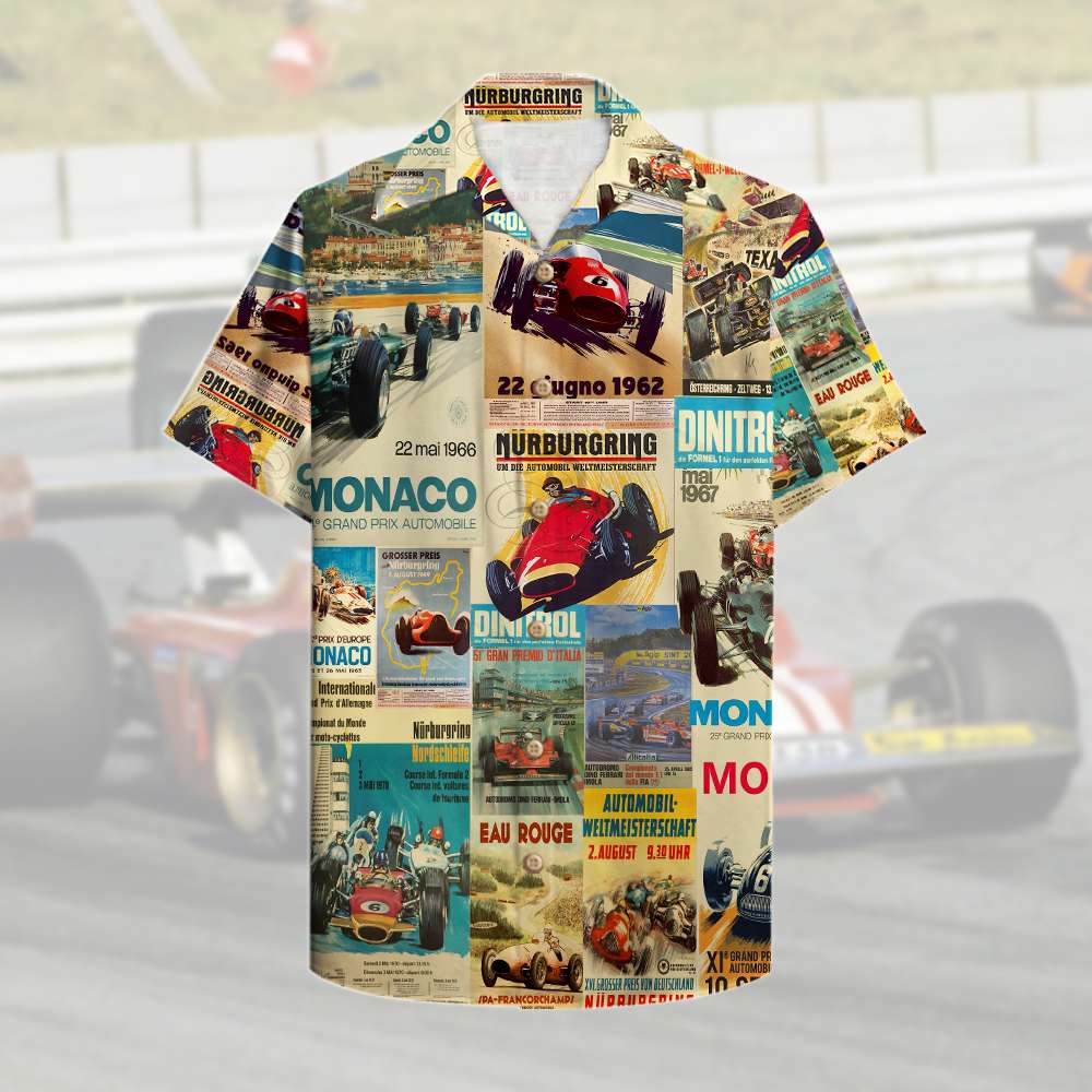 Formula One Hawaiian Shirt, Aloha Shirt