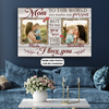 PresentsPrints, Mom, You are the world, I Love you, Personalized Canvas, Mother&#39;s Day Gift