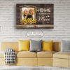 PresentsPrints, Mothers, Home is Wherever Mom is, Personalized Canvas, Mother&#39;s Day Gift