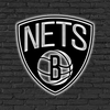 NBA Brooklyn Nets Logo RGB Led Lights Metal Wall Art