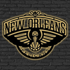 NBA New Orleans Pelicans Logo RGB Led Lights Metal Wall Art
