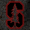 NCAA Baseball Stanford Cardinal Logo RGB Led Lights Metal Wall Art