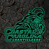NCAA Football Coastal Carolina Chanticleers Logo RGB Led Lights Metal Wall Art