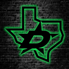 NHL Dallas Stars Logo RGB Led Lights Metal Wall Art