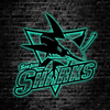 NHL San Jose Sharks Logo RGB Led Lights Metal Wall Art