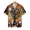 Night Of Pumpkin &amp; Ghost Hawaiian Shirt, Aloha Shirt