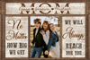 PresentsPrints, MOM, No better how big We get, We will always reach for you, Personalized Canvas, Mother&#39;s Day Gift