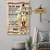 PresentsPrints, Personalized Baseball Dad And Son Never Lose Customized Poster, Father&#39;s Day Gift