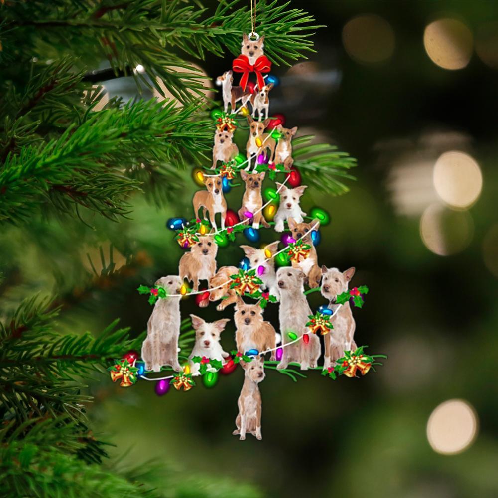 Portuguese Podengo-Christmas Tree Lights-Two Sided Ornament