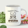 PresentsPrint, Personalized Happiness Is Being A Grandma Happy Easter Leopard Mug Gift For Mother&#39;s Day