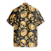 Pumpkin &amp; Skull Halloween Hawaiian Shirt, Aloha Shirt
