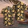 Pumpkin &amp; Skull Halloween Hawaiian Shirt, Aloha Shirt