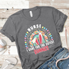 PresentsPrints, Rainbow I Care For The Cutest Bunnies Nurse T-Shirt