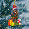 Rottweiler Christmas Shape Ornament