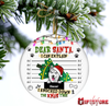 PresentsPrints, Dear Santa, I Can Explain I Knocked Down The Christmas Tree - Gift For Dog Lover - Personalized Circle Acrylic Ornament