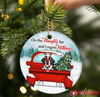 PresentsPrints, Dog Lovers On The Naughty List &amp; I Regret Nothing - Christmas Gift - Personalized Circle Acrylic Ornament
