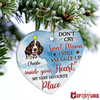 PresentsPrints, Don&#39;t Cry Sweet Mama Pet Loss - Memorial Gift - Personalized Heart Acrylic Ornament