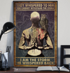 PresentsPrints, I am the storm He whispered back - Yoga life peace Vertical Poster