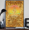 PresentsPrints, Namaste - Yoga life peace Vertical Poster