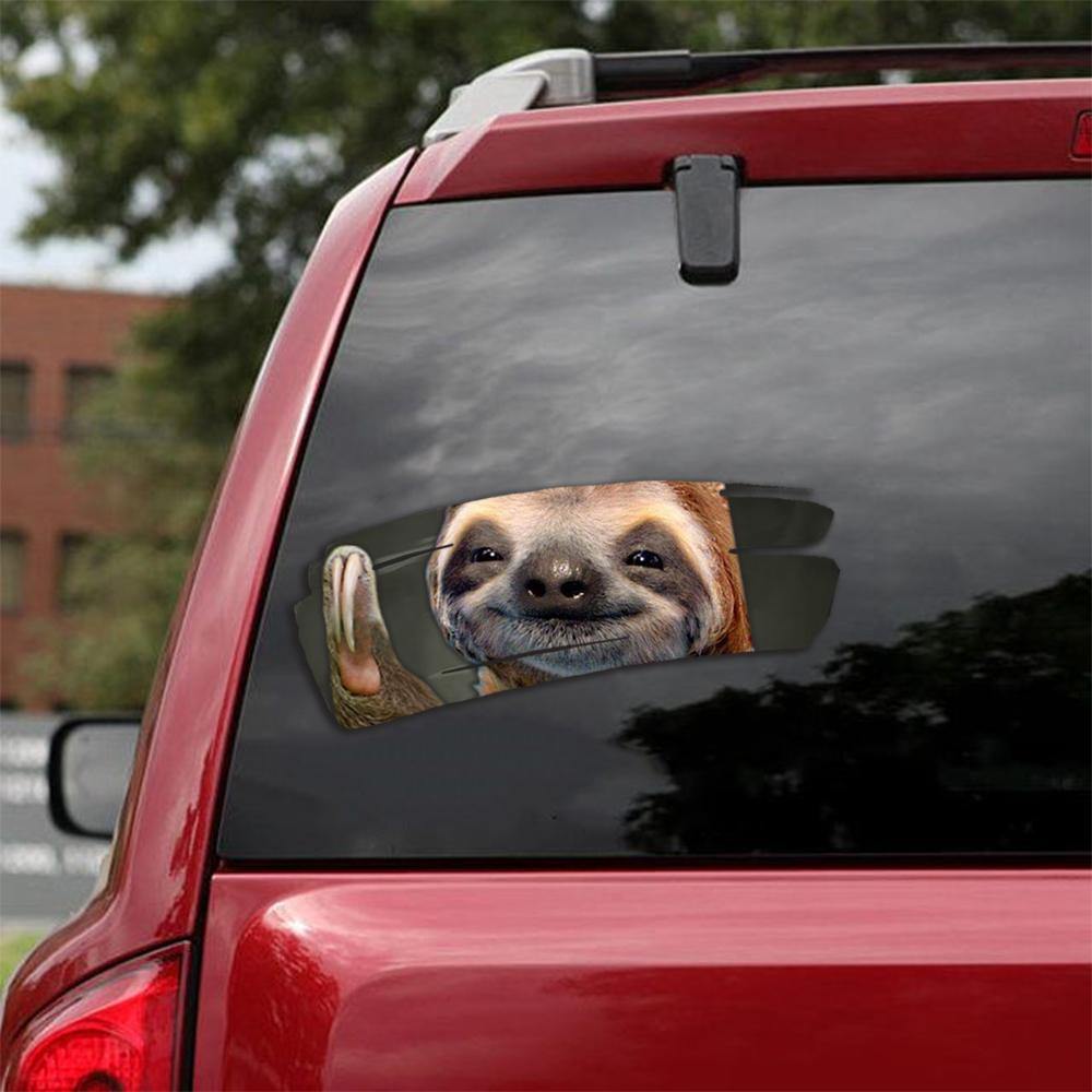 Funny Sloth Animal Stickers For Water Bottle Super Cute Removable Stickers Diy Christmas Gifts