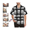 PresentsPrints, Custom Image Hawaiian Shirt with Photo Diamonds Tropical Aloha Shirt Birthday Vacation Party Gift for Him