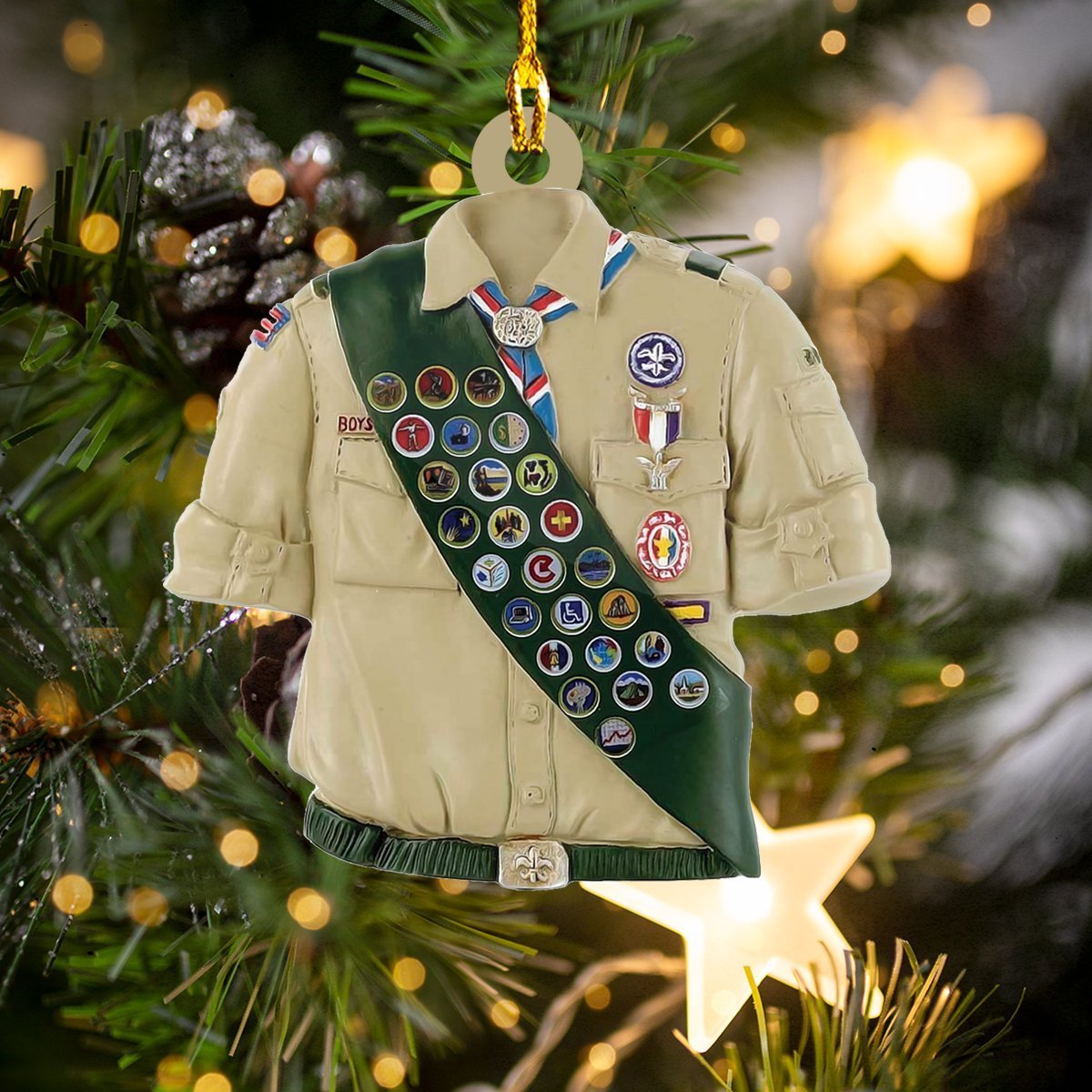 Boy Scouts of America Uniform Car Ornament