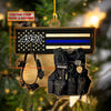Police 3 - CustomShaped Ornament- Pth98 Car Ornament