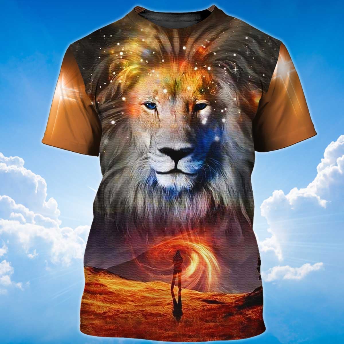 PresentsPrints, I Can Do All Things Through Christ, Lion Cross T-Shirt