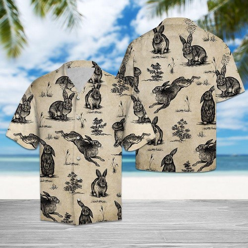 PresentsPrints, Vintage Rabbit Hawaiian Shirt