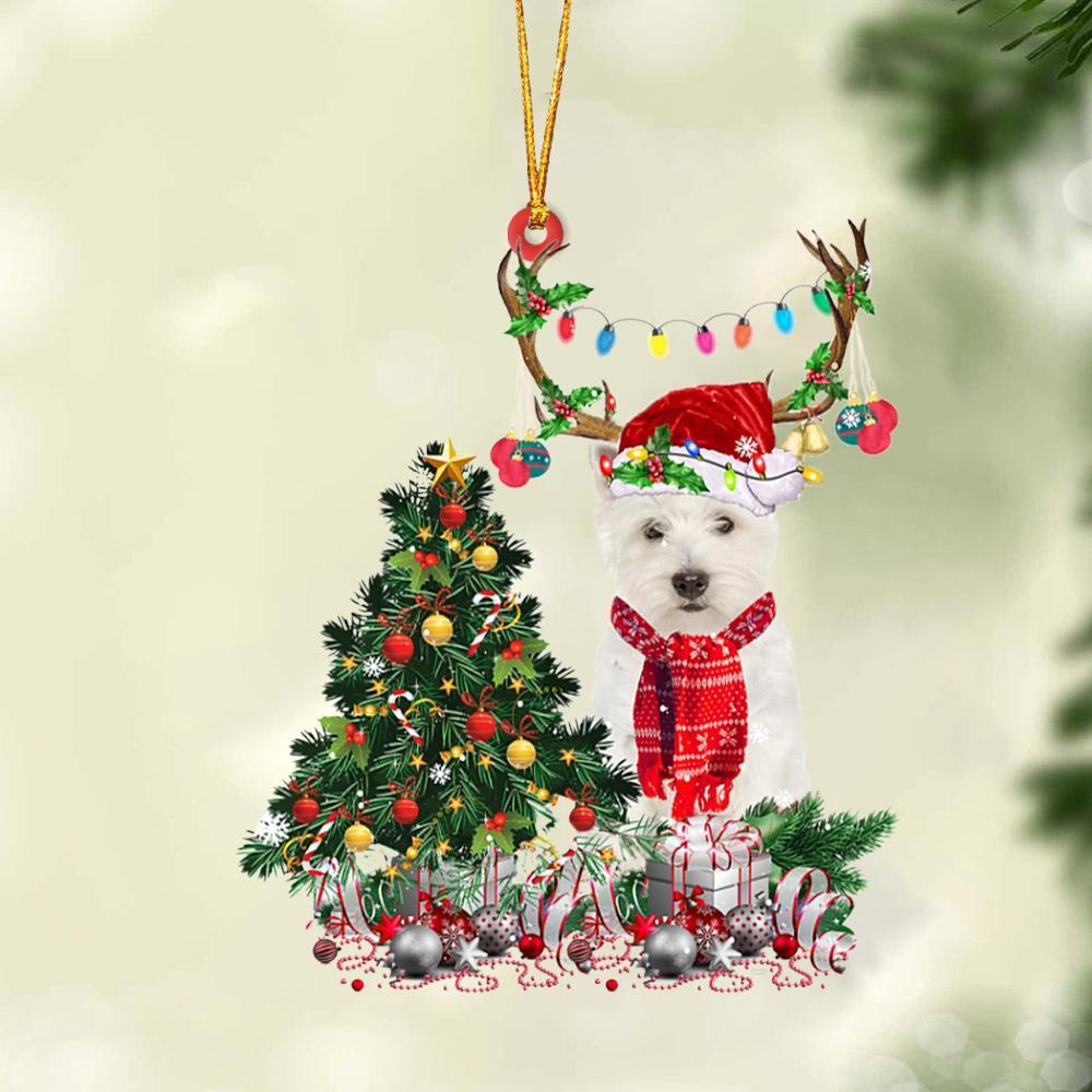 West Highland White Terrier-Christmas Tree Gift Hanging Ornament