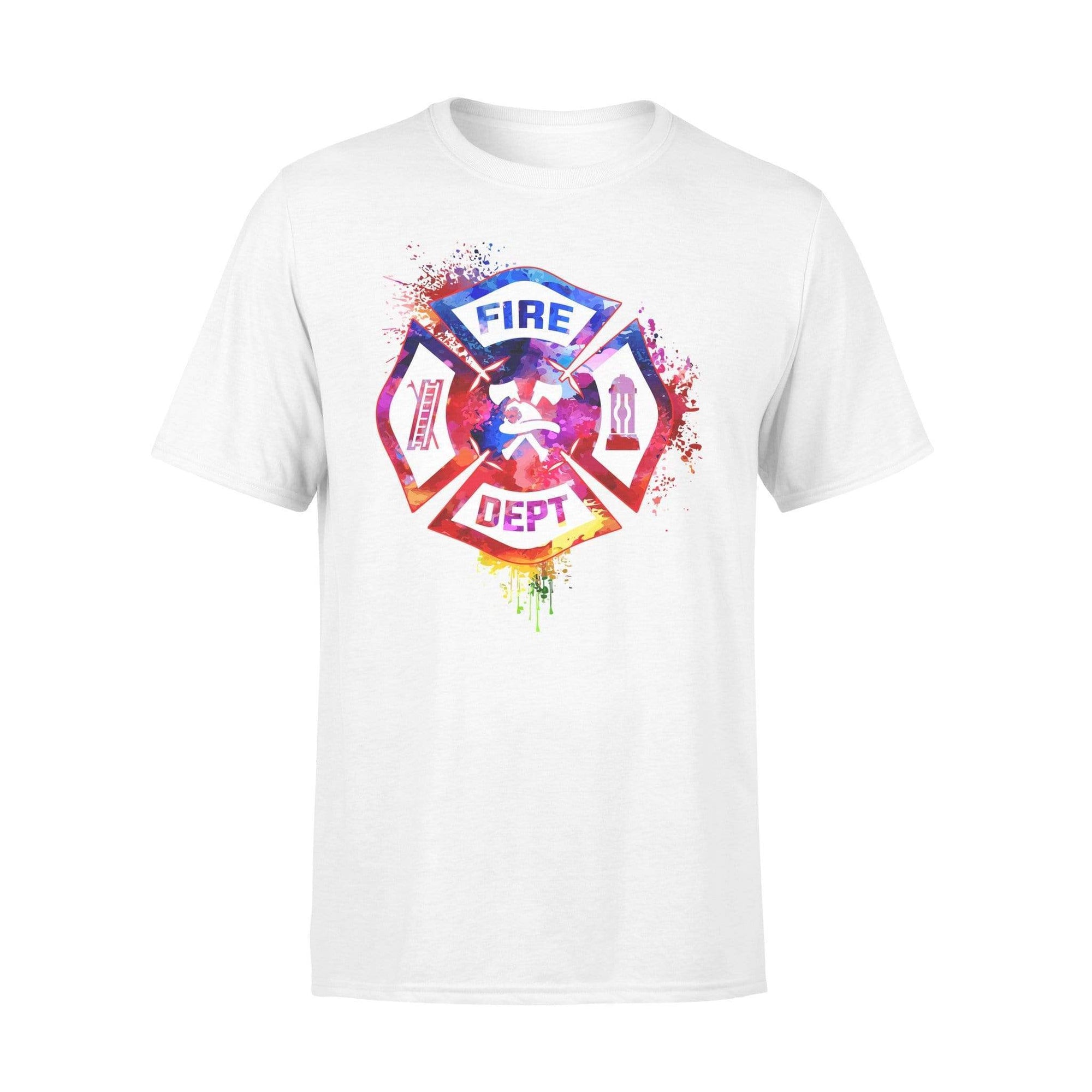 Colorful Firefighter Emblem Shirt