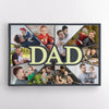 PresentsPrints, Dad Custom Upload Photo, 10 Pictures Gift For Father&#39;s Day Canvas Wall Art