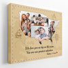 PresentsPrints, Family Custom Photo On USA Map - Personalized Canvas