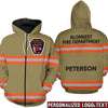 PresentsPrints, Firefighter Uniform Personalized Logo &amp; Text 3D Hoodies