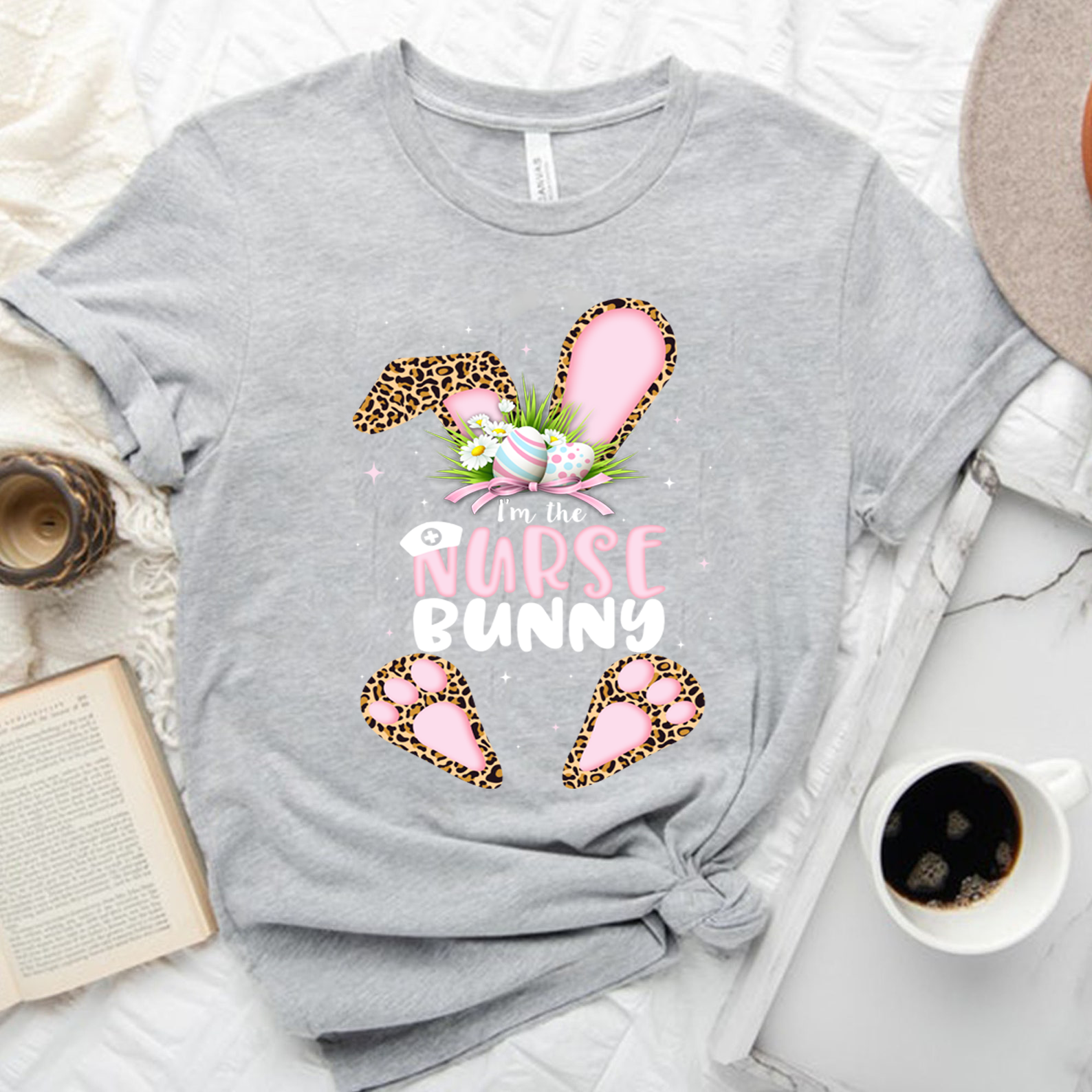 PresentsPrints, I'm The Nurse Bunny Easter Day Rabbit T-Shirt