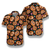 Pumpkin Flower Halloween Theme Hawaiian Shirt, Aloha Shirt