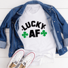 PresentsPrints, Lucky AF St Patrick&#39;s Day, Irish T-Shirt