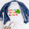 PresentsPrints, Lucky To Be Blessed St Patrick&#39;s Day, Irish T-Shirt