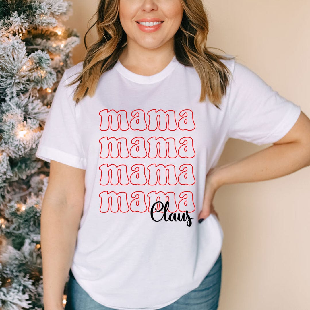 PresentsPrints, Mama Claus Happy Mother's Day, Mom T-shirt