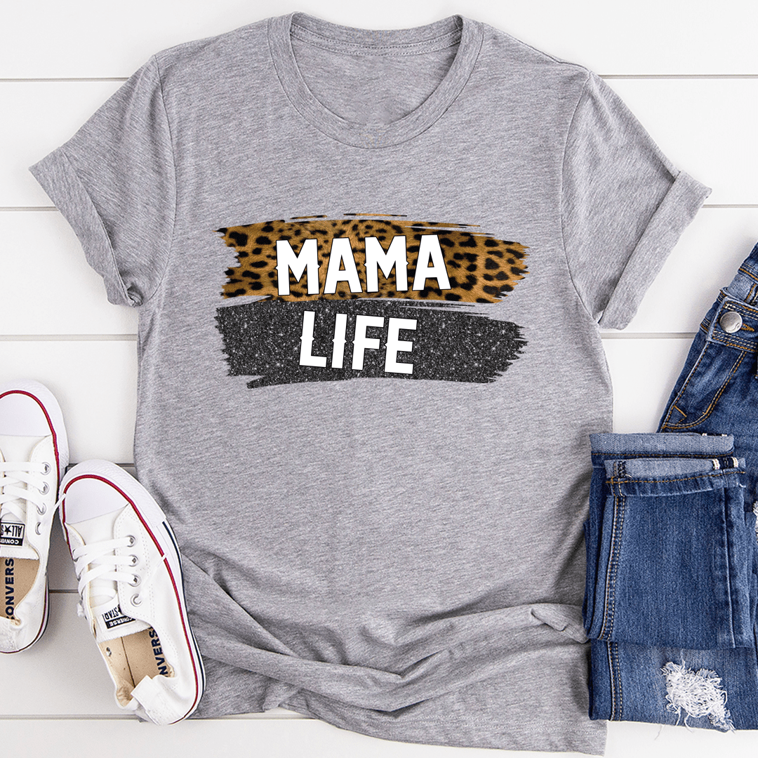 PresentsPrints, Mama Life Happy Mother's Day, Mom T-shirt