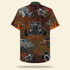 Personalized Hawaiian Shirt - Hot Rod Pattern