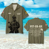 Veteran Hawaiian Shirt - Custom Military Branches - A Blank Check Payable, Soldier Front