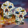 Personalized Hawaiian Shirt - Jp Duck With Sunglasses