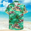 Custom Photo - Motocross Hawaiian Shirt - Coconut Tree Pattern 03