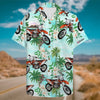 Custom Photo - Motocross Hawaiian Shirt - Coconut Tree Pattern