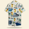 Cruising Duck Hawaiian Shirt - Gift for Cruise Trips - Duck &amp; Cruise Pattern