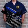 To Protect and To Serve - Personalized Hawaiian Shirt, Aloha Shirt - Gift for Police